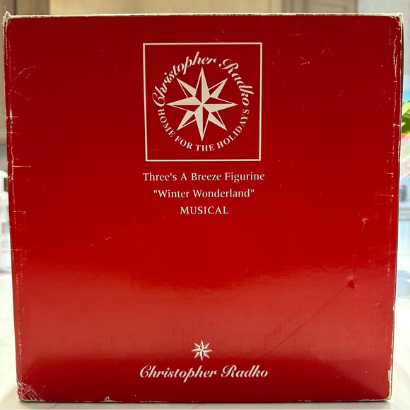 Christopher Radko Three’s a Breeze Musical Figurine - Picture 8 of 9